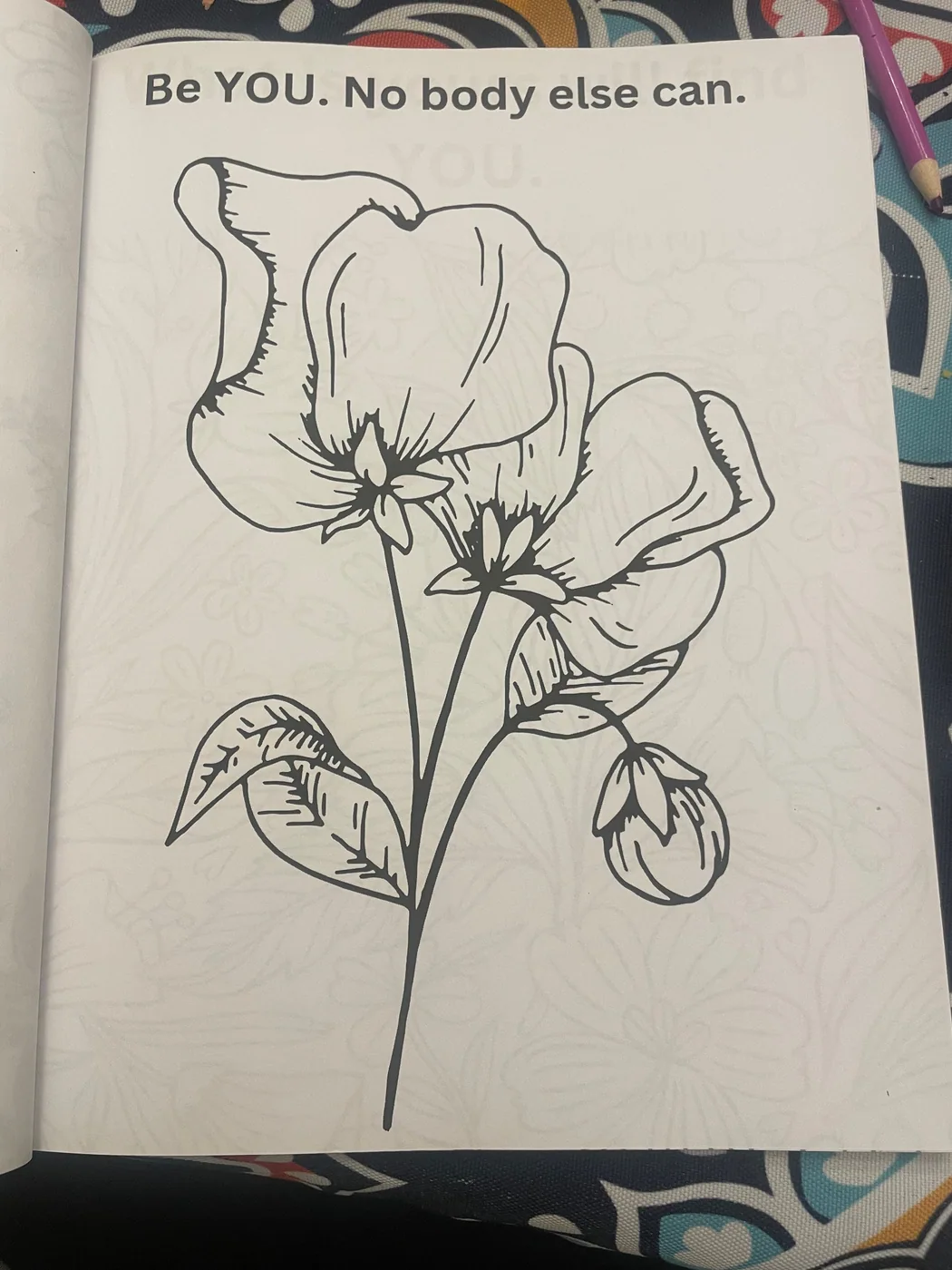 Uncolored lilies page