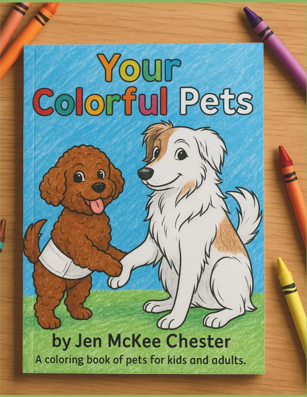 Your Colorful Pets book front cover